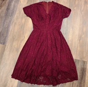 Red Lace Dress